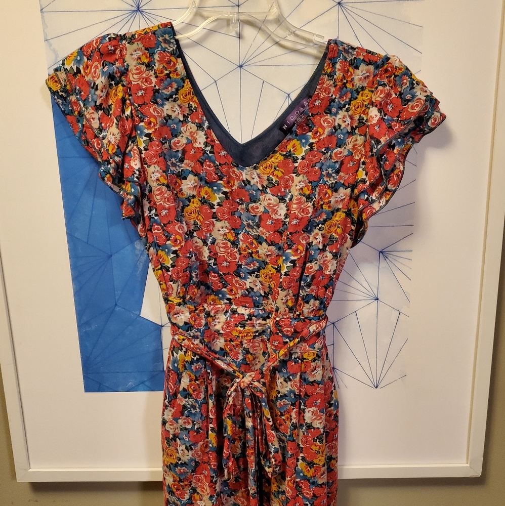 Summer dress flower print